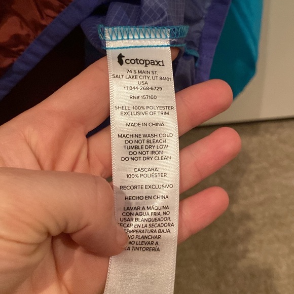 Cotopaxi ultra light half zip wind breaker XS - Picture 4 of 6